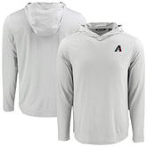 Arizona Diamondbacks Cutter & Buck Coastline Epic Comfort Recycled Eco Hoodie Long Sleeve T-Shirt Gray