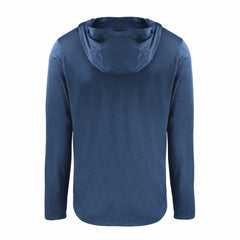 Kansas City Royals Cutter & Buck Coastline Epic Comfort Recycled Eco Hoodie Long Sleeve T-Shirt Navy