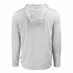 Los Angeles Angels Cutter & Buck Coastline Epic Comfort Recycled Eco Hoodie Long Sleeve T-Shirt Gray
