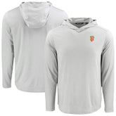 San Francisco Giants Cutter & Buck Coastline Epic Comfort Recycled Eco Hoodie Long Sleeve T-Shirt Gray