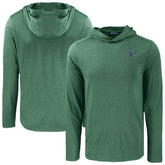 Tampa Bay Rays Cutter & Buck Coastline Epic Comfort Recycled Eco Hoodie Long Sleeve T-Shirt Hunter Green