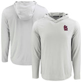 St. Louis Cardinals Cutter & Buck Coastline Epic Comfort Recycled Eco Hoodie Long Sleeve T-Shirt Gray