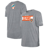 Miami Dolphins New Era 3rd Down High Density Print T-Shirt - Gray for sale