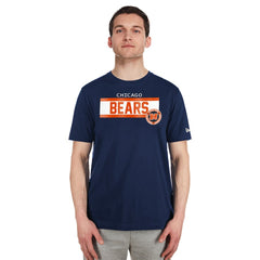 Chicago Bears New Era 3rd Down High Density Print T-Shirt - Navy online