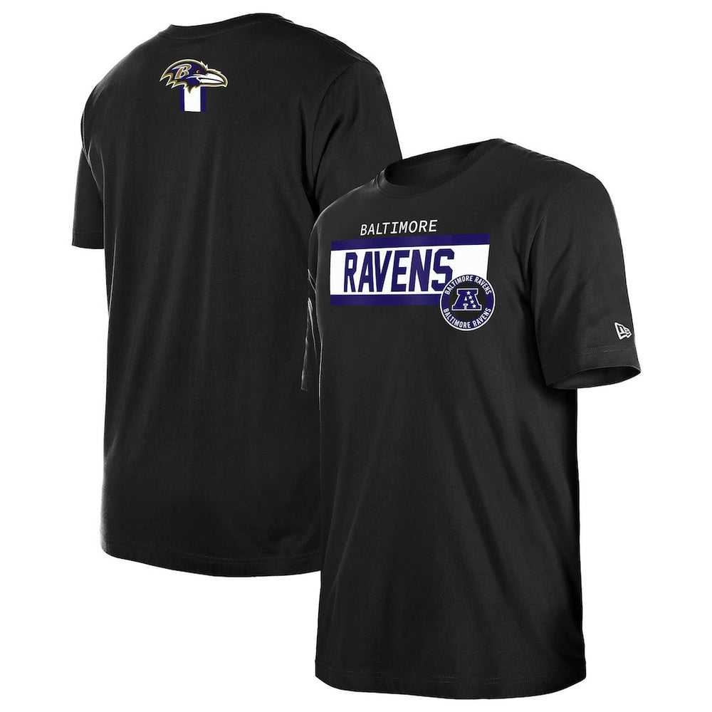 Baltimore Ravens New Era 3rd Down High Density Print T-Shirt - Black discount