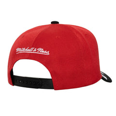 New Jersey Devils Mitchell & Ness Underarch Two-Tone Pro Crown Snapback Hat - Red/Black Jerseys