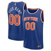 New York Knicks Fast Break Custom Jersey - Icon Edition - Blue sale