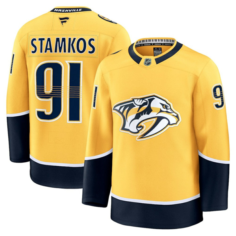 Steven Stamkos Nashville Predators Fanatics Home Premium Jersey - Gold Jerseys