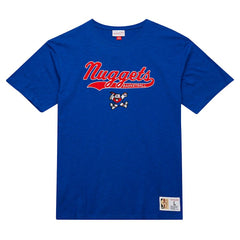Denver Nuggets Hardwood Classics Felt Applique Slub T-Shirt sale - Royal outlet