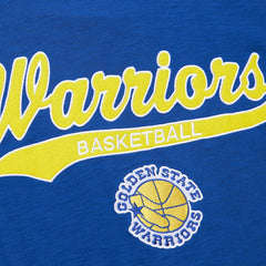 Golden State Warriors Hardwood Classics Felt Applique Slub T-Shirt sale - Royal outlet