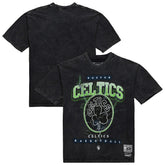 Boston Celtics Unisex Hardwood Classics Vintage Voltage Premium Heavyweight T-Shirt - Black sale