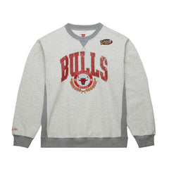 Chicago Bulls Vintage Logo Pullover Sweatshirt - Heather Gray on sale