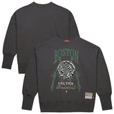 Boston Celtics Women's Hardwood Classics Lightweight Pullover Sweatshirt - Charcoal discount