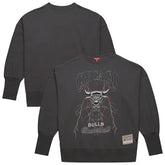 Chicago Bulls Women's Hardwood Classics Lightweight Pullover Sweatshirt - Charcoal sale