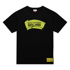San Antonio Spurs Hardwood Classics Neon Nights Premium T-Shirt - Black sale