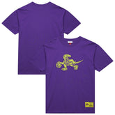 Toronto Raptors Hardwood Classics Neon Nights Premium T-Shirt - Raptors Purple sale