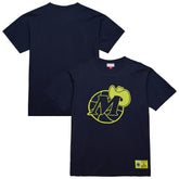 Dallas Mavericks Hardwood Classics Neon Nights Premium T-Shirt sale - Navy sale