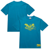 Charlotte Hornets Hardwood Classics Neon Nights Premium T-Shirt - Teal online