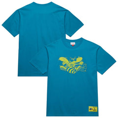 Charlotte Hornets Hardwood Classics Neon Nights Premium T-Shirt - Teal online
