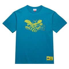 Charlotte Hornets Hardwood Classics Neon Nights Premium T-Shirt - Teal online