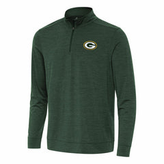 Green Bay Packers Antigua Bright Quarter-Zip Top - Green online