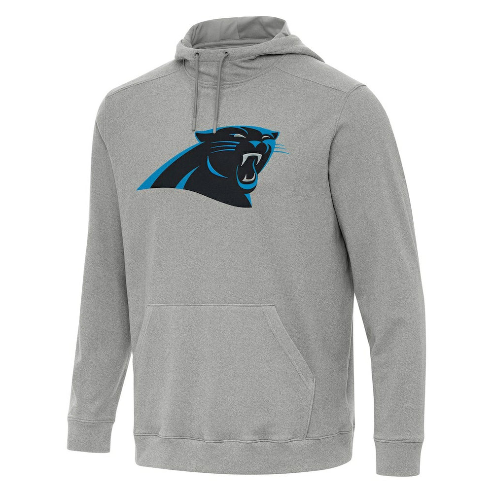 Carolina Panthers Antigua Cloud Pullover Hoodie - Heather Gray sale