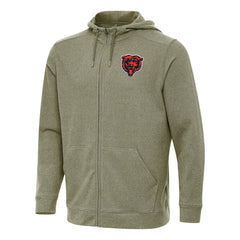 Chicago Bears Antigua Effortless Full-Zip Hoodie - Olive for sale