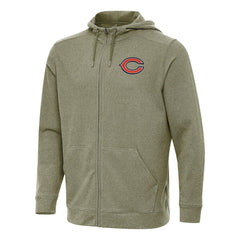 Chicago Bears Antigua Effortless Full-Zip Hoodie - Olive outlet