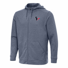 Houston Texans Antigua Effortless Full-Zip Hoodie - Heather Navy online