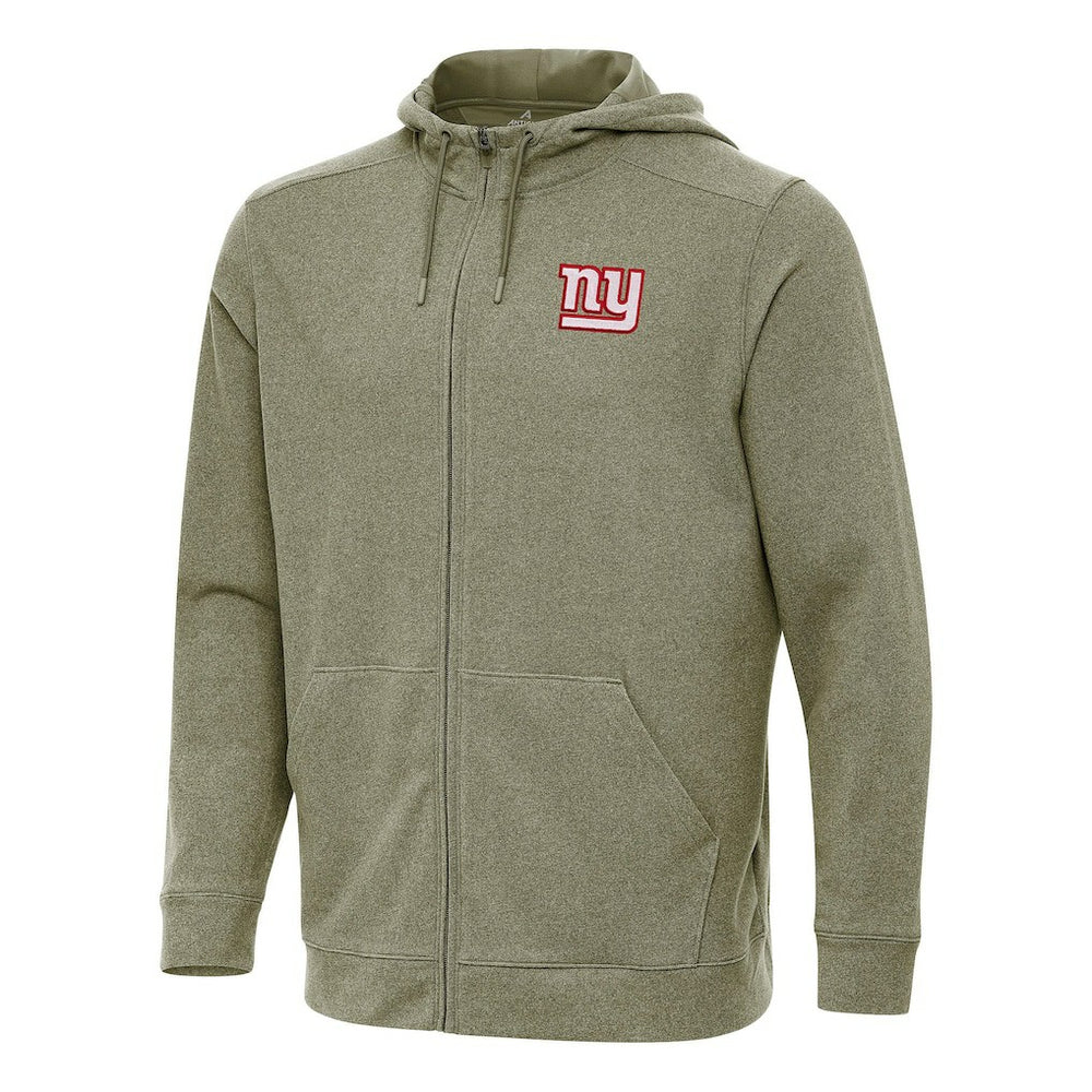 New York Giants Antigua Effortless Full-Zip Hoodie - Olive sale