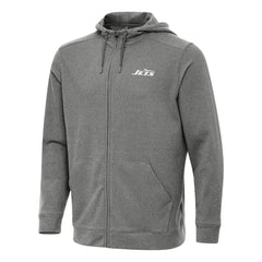 New York Jets Antigua Effortless Full-Zip Hoodie - Heather Black online