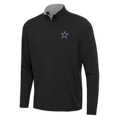 Dallas Cowboys Antigua Content Quarter-Zip Pullover Top - Black/Gray sale