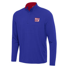 New York Giants Antigua Content Quarter-Zip Pullover Top - Royal/Red sale