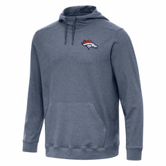 Denver Broncos Antigua Cloud Pullover Hoodie - Heather Navy online