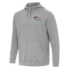 Denver Broncos Antigua Cloud Pullover Hoodie - Heather Gray sale