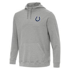 Indianapolis Colts Antigua Cloud Pullover Hoodie - Heather Gray for sale