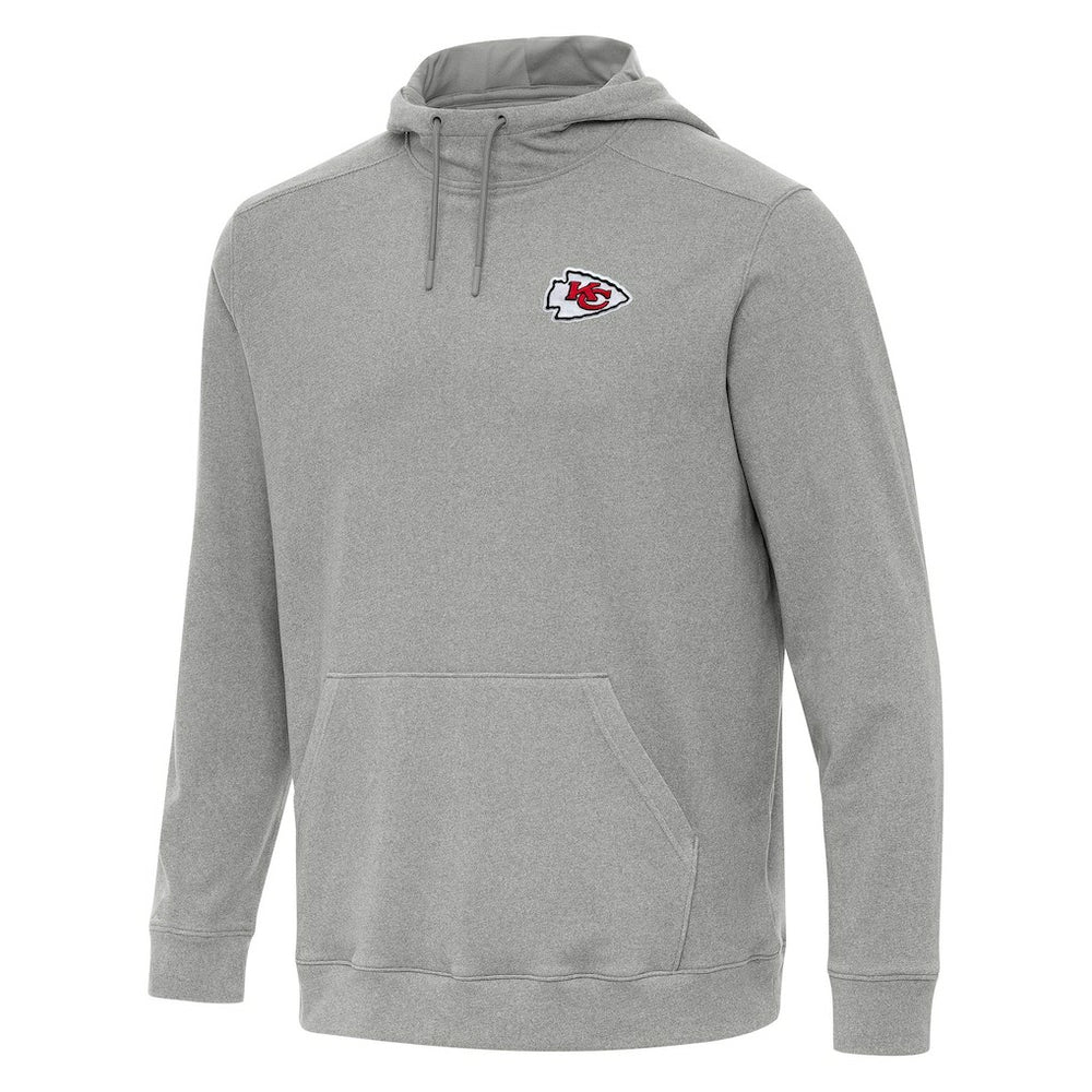 Kansas City Chiefs Antigua Cloud Pullover Hoodie - Heather Gray cheap
