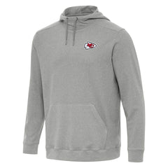 Kansas City Chiefs Antigua Cloud Pullover Hoodie - Heather Gray cheap