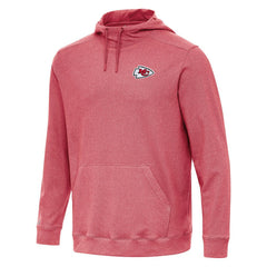 Kansas City Chiefs Antigua Cloud Pullover Hoodie - Heather Red online