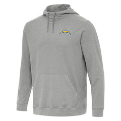 Los Angeles Chargers Antigua Cloud Pullover Hoodie - Heather Gray sale