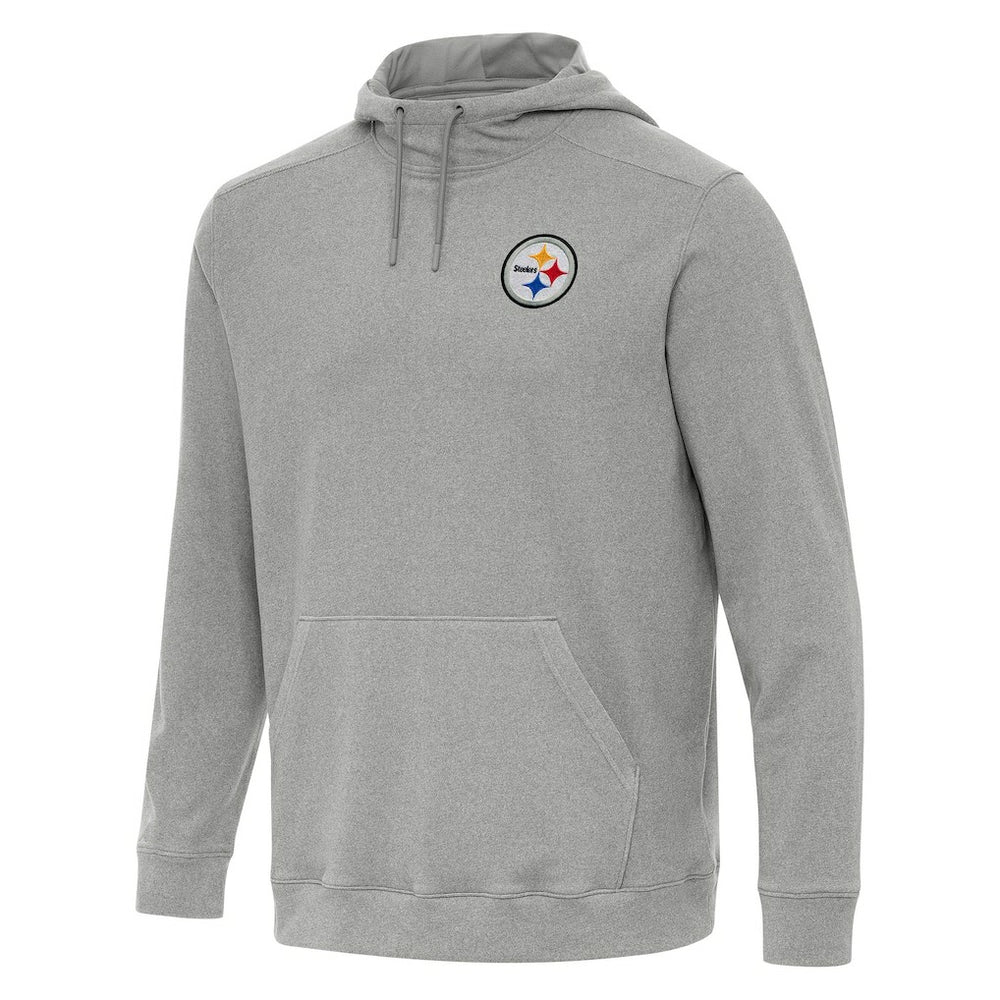 Pittsburgh Steelers Antigua Cloud Pullover Hoodie - Heather Gray outlet