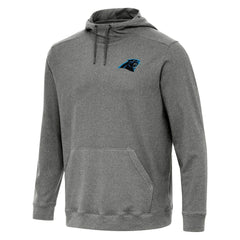 Carolina Panthers Antigua Cloud Pullover Hoodie - Heather Black sale