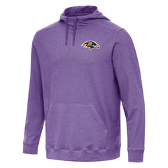 Baltimore Ravens Antigua Cloud Pullover Hoodie - Heather Purple for sale