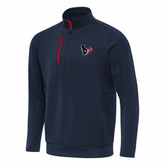 Houston Texans Antigua Generation Quarter-Zip Pullover Top - Navy for sale