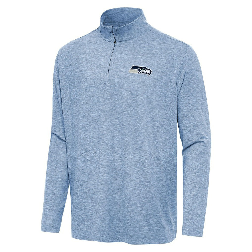 Seattle Seahawks Antigua Hunk Quarter-Zip Jacket - Heather Royal discount
