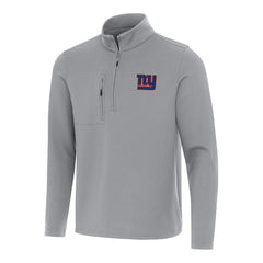 New York Giants Antigua Insider Quarter-Zip Pullover Top - Gray discount