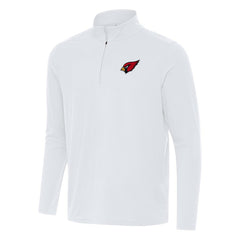 Arizona Cardinals Antigua Intent Quarter-Zip Pullover Top - White discount