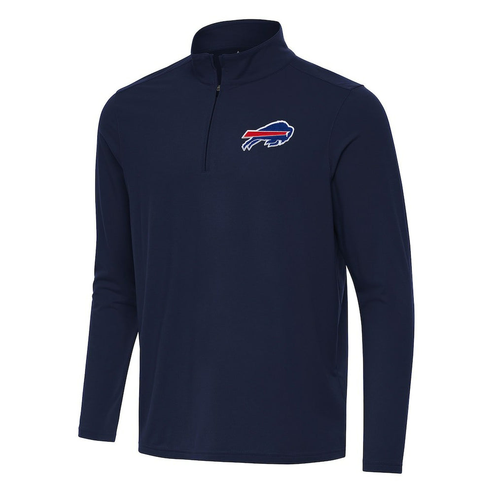 Buffalo Bills Antigua Intent Quarter-Zip Pullover Top - Navy online
