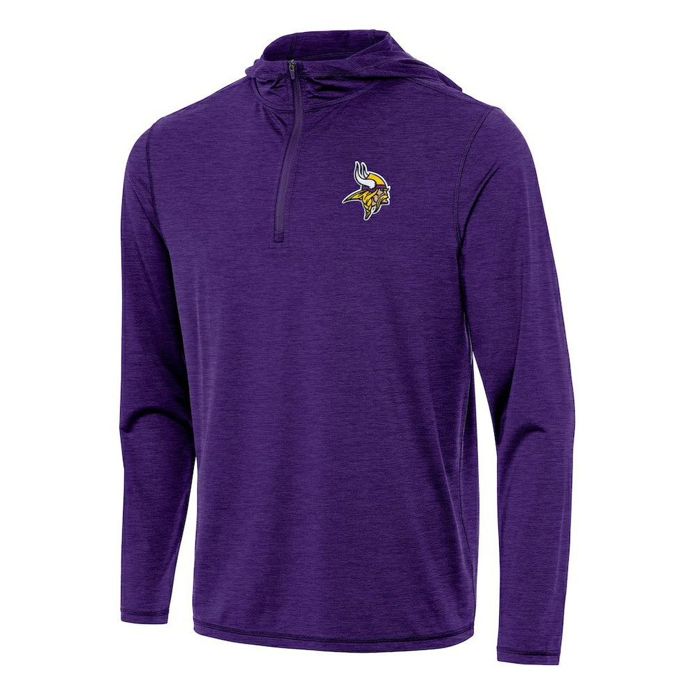 Minnesota Vikings Antigua Tidy Quarter-Zip Pullover Hoodie - Heather Purple sale