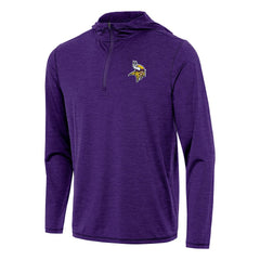 Minnesota Vikings Antigua Tidy Quarter-Zip Pullover Hoodie - Heather Purple sale
